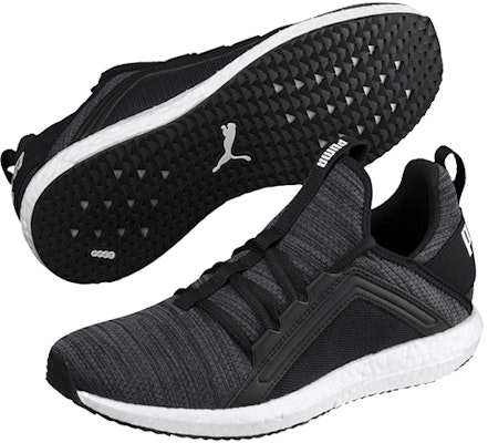 (Women) Puma Mega Energy Heather Knit Low-top Running Shoes Black/White 191096-05 Purchase (Women) Puma Mega Energy Heather Knit Low-top Running Shoes Black/White 191096-05
