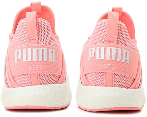 (Women) Puma Mega Nrgy Knit Low Running Shoes Pink/White 190373-05 Shop (Women) Puma Mega Nrgy Knit Low Running Shoes Pink/White 190373-05