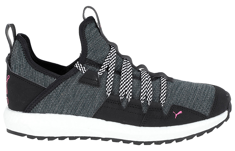 Order (W) Puma Mega Nrgy Trail Low Sepatu Lari Hitam/Abu-Abu/Putih 191202-03