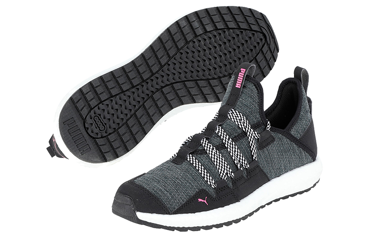 Purchase (W) Puma Mega Nrgy Trail Low Sepatu Lari Hitam/Abu-Abu/Putih 191202-03