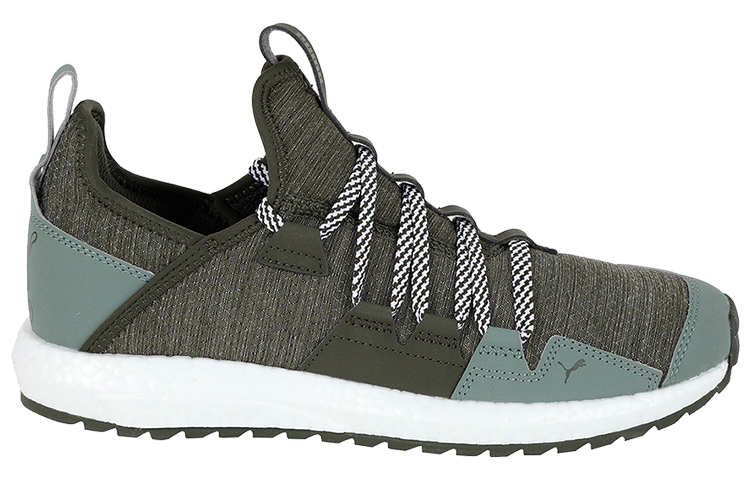 Order (W) Puma Mega Nrgy Trail Low Sepatu Lari Hijau/Coklat/Putih 191202-01