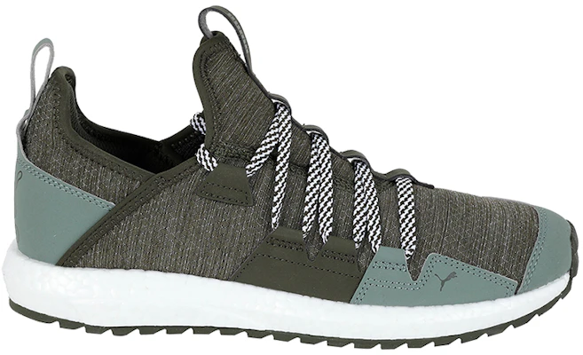 (W) Puma Mega Nrgy Trail Baskets Basses Course Vert/Marron/Blanc 191202-01 Order (W) Puma Mega Nrgy Trail Baskets Basses Course Vert/Marron/Blanc 191202-01