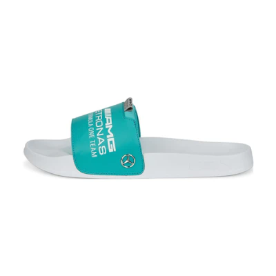 (W) Puma Mercedes AMG Petronas F1 Slide 'White Green'