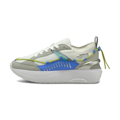 (W) Puma Mercedes F1 Ridge Cat 'White Grey Blue'