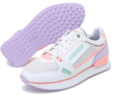 (W) Puma Mile Rider ''Mélange Pastel - Pêche Électro'' 375077-01 Lookbook (W) Puma Mile Rider ''Mélange Pastel - Pêche Électro'' 375077-01