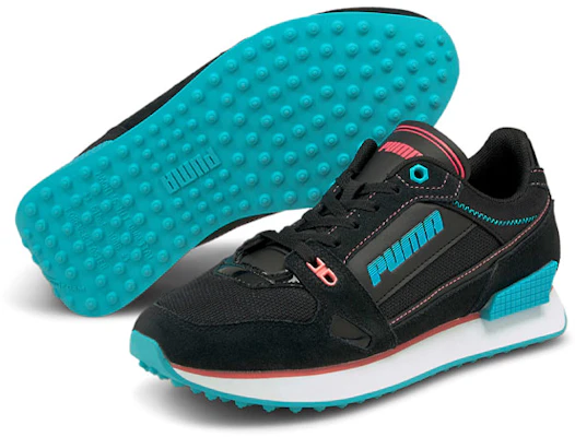 (W) Puma Mile Rider ''Power Play - Noir Scuba Bleu'' 374954-02 Shop (W) Puma Mile Rider ''Power Play - Noir Scuba Bleu'' 374954-02