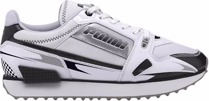 (Women) Puma Mile Rider 'Sunny Getaway - White Black' 373443-05 (Women) Puma Mile Rider 'Sunny Getaway - White Black' 373443-05