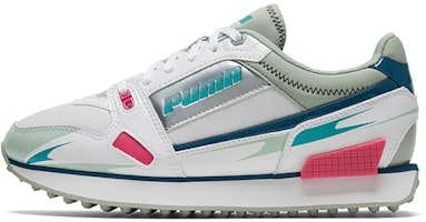 (Women) Puma Mile Rider 'Sunny Getaway - White Viridian Green' 373443-07 (Women) Puma Mile Rider 'Sunny Getaway - White Viridian Green' 373443-07