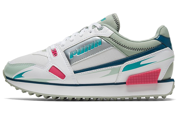 (Women) Puma Mile Rider 'Sunny Getaway - White Viridian Green'  373443-07