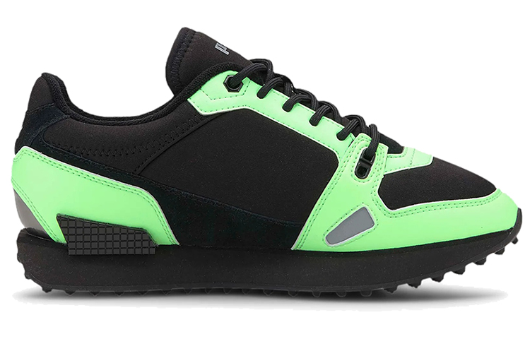 Order (W) Puma Mile Rider Bright Peaks Zwart/Groen/Grijs Lage Sneakers 374113-02