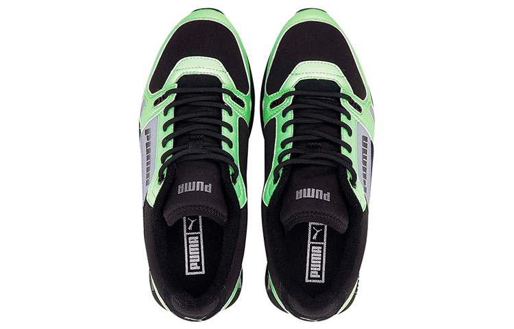 Lookbook (W) Puma Mile Rider Bright Peaks Zwart/Groen/Grijs Lage Sneakers 374113-02