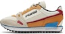 (W) Puma Mile Rider Rf Khaki/Yellow/White Kasut Sneakers Rendah 375836-01