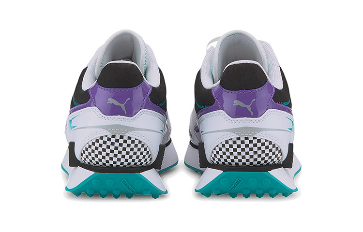 Shop (W) Puma Mile Rider Sunny Getaway ''Grau Silber Blau'' Sneakers 373443-04