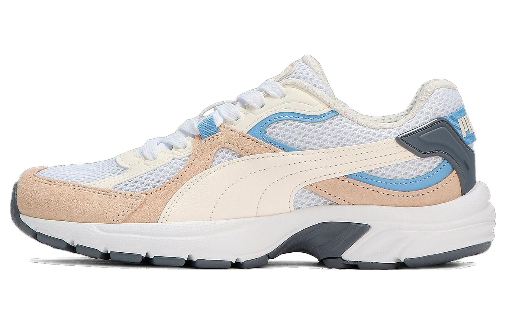 (Women) Puma Milenio Sneakers 'Puma White/Cashew/Warm White' 394224-01