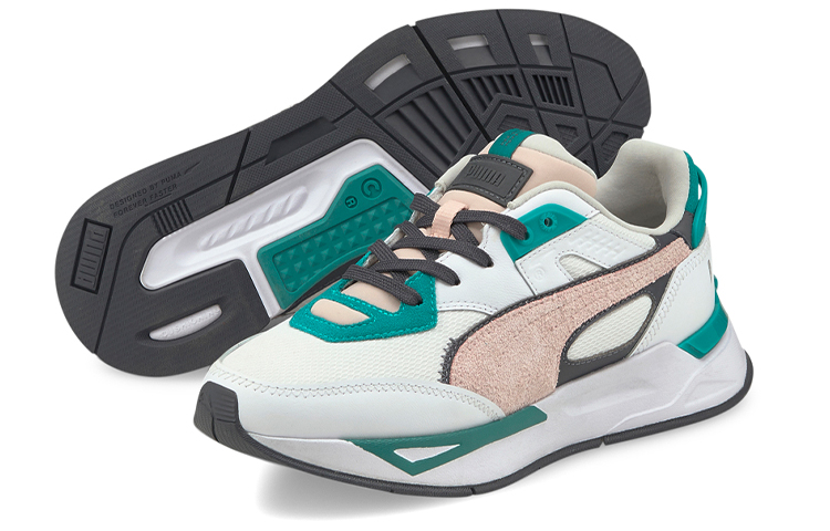 (W) Puma Mirage Sport Pop Running Shoes White/Green 圖 5