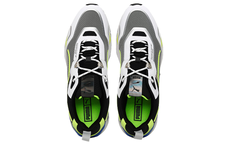 Lookbook (W) (女性用) プーマ ミラージュ テック 'グレーブルーイエロー' 380991-01 380991-01