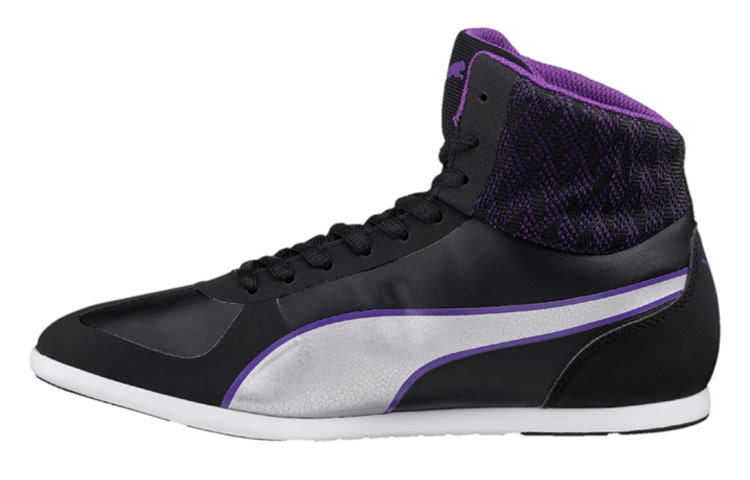 (Women) Puma Modern Soleil Mid Quill 'Black Purple' 362378-03