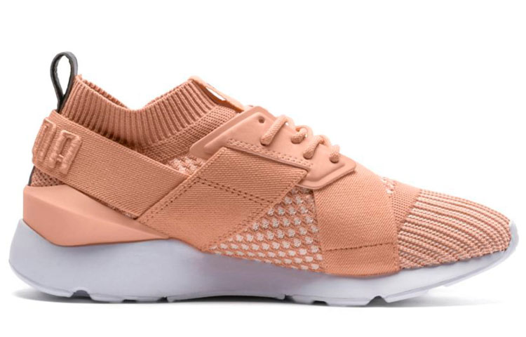 Order (W) プーマ Muse Evoknit アプリコットオレンジ 365536-05