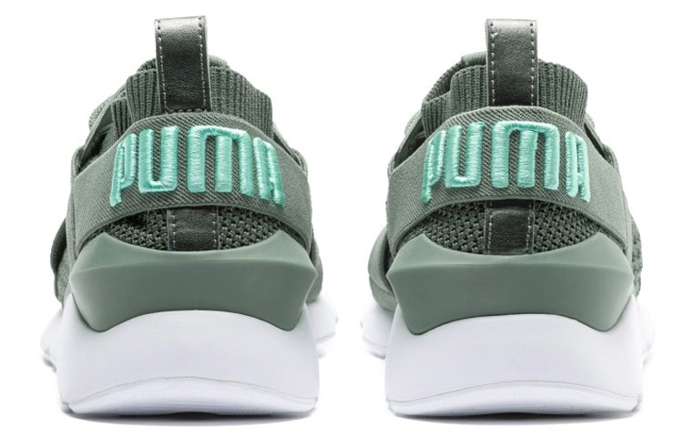 Shop (W) Puma Muse Evoknit ''Verde'' 365536-08
