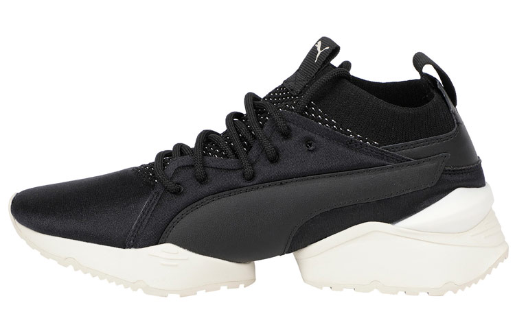 (Women) Puma Muse Maia Knit Premium Black Whisper White 369567_01