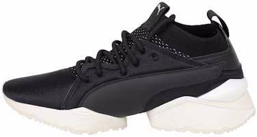 (Women) Puma Muse Maia Knit Premium Black Whisper White 369567_01 (Women) Puma Muse Maia Knit Premium Black Whisper White 369567_01