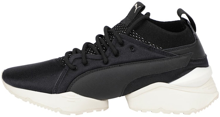 (W) 푸마 뮤즈 마이아 니트 프리미엄 블랙 위스퍼 화이트 369567_01 Buy (W) 푸마 뮤즈 마이아 니트 프리미엄 블랙 위스퍼 화이트 369567_01