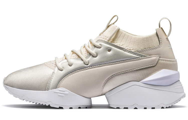 (Women) Puma Muse Maia Knit Premium White Wisper Puma White 'Beige' 369567-02