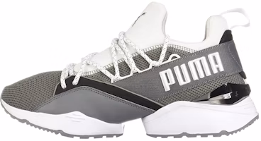 (Women) Puma Muse Maia Smet 'White Grey Colorblock' 368336-01 (Women) Puma Muse Maia Smet 'White Grey Colorblock' 368336-01