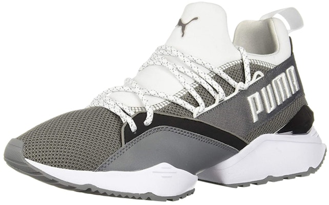 (W) Puma Muse Maia Smet 'Putih Kelabu Warna Blok' 368336-01 Order (W) Puma Muse Maia Smet 'Putih Kelabu Warna Blok' 368336-01