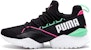 (W) Puma Muse Maia Street 1 Kasut Lari Low-Top Hitam/Hijau 367355-01