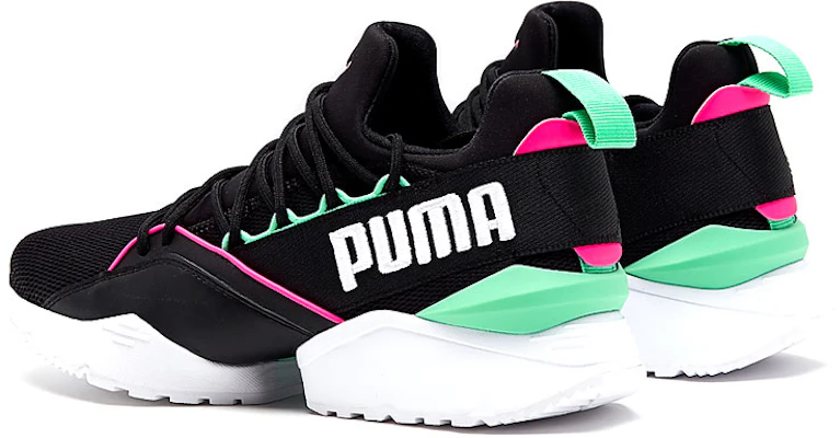 (W) Puma Muse Maia Street 1 Kasut Lari Low-Top Hitam/Hijau 367355-01 Shop (W) Puma Muse Maia Street 1 Kasut Lari Low-Top Hitam/Hijau 367355-01