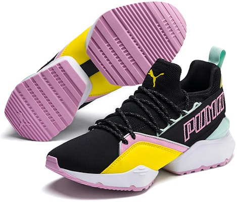 (W) 푸마 뮤즈 마이아 TZ '블레이징 옐로우' (Puma Muse Maia TZ 'Blazing Yellow') 369343-01 Lookbook (W) 푸마 뮤즈 마이아 TZ '블레이징 옐로우' (Puma Muse Maia TZ 'Blazing Yellow') 369343-01