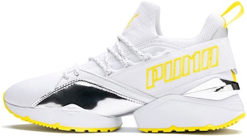 (Women) Puma Muse Maia TZ Metallic 'Blazing Yellow' 369492-01 (Women) Puma Muse Maia TZ Metallic 'Blazing Yellow' 369492-01