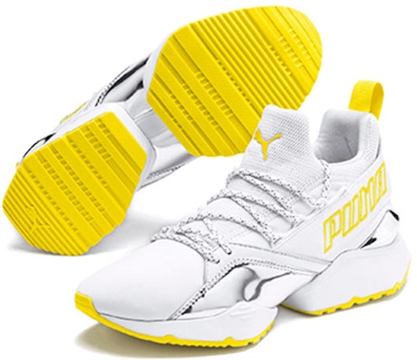 (W) Puma Muse Maia TZ Metallic 'Blazing Yellow' Kuning Menyala 369492-01 Purchase (W) Puma Muse Maia TZ Metallic 'Blazing Yellow' Kuning Menyala 369492-01