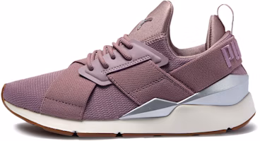 (Women) Puma Muse Mesh Feminino 'Pink Silver White' 374370-01 (Women) Puma Muse Mesh Feminino 'Pink Silver White' 374370-01