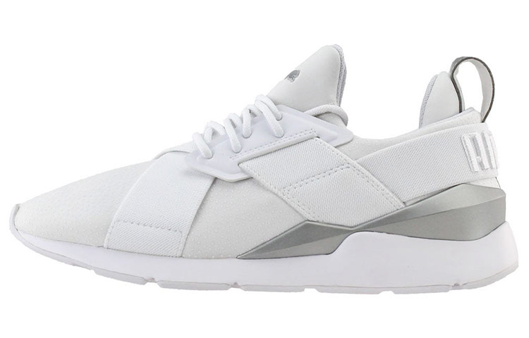 (Women) Puma Muse Perf Lace Low-Top Sneakers White 369189-01