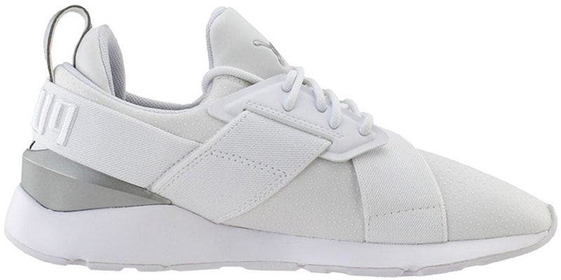 (W) Puma Muse Perf Lace Sepatu Sneakers Putih Rendah 369189-01 Order (W) Puma Muse Perf Lace Sepatu Sneakers Putih Rendah 369189-01