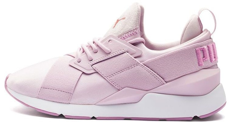 (W) Puma Muse Satin 2 'Winsome Orchid' Wanita Kasual Stylish 368427-03 Buy (W) Puma Muse Satin 2 'Winsome Orchid' Wanita Kasual Stylish 368427-03