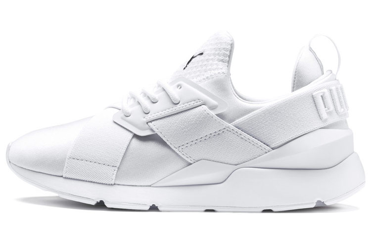(Women) Puma Muse Satin 'White Low-Top' 365534-08