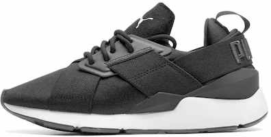 (Women) Puma Muse Satin II 'Black' 368427-02 (Women) Puma Muse Satin II 'Black' 368427-02
