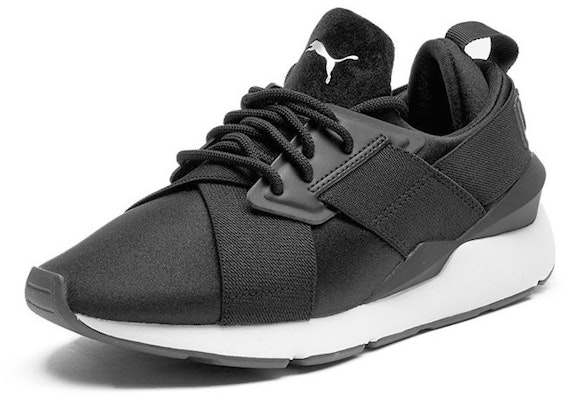 (W) Puma Muse Satin II 'Hitam' 368427-02 Lookbook (W) Puma Muse Satin II 'Hitam' 368427-02