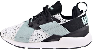 (Women) Puma Muse Solstice 'White Aquifer Black' 367050-01 (Women) Puma Muse Solstice 'White Aquifer Black' 367050-01