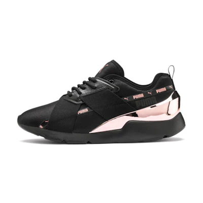 (W) Puma Muse X-2 Metallic 'Black Rose Gold'