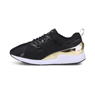 (W) Puma Muse X-2 Metallic 'Black Team Gold'
