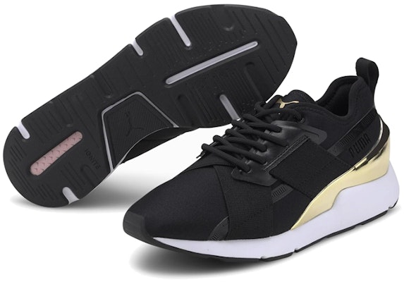 (W) Puma Muse X-2 Metallic 'Hitam Emas Pasukan' 370838-07 Lookbook (W) Puma Muse X-2 Metallic 'Hitam Emas Pasukan' 370838-07