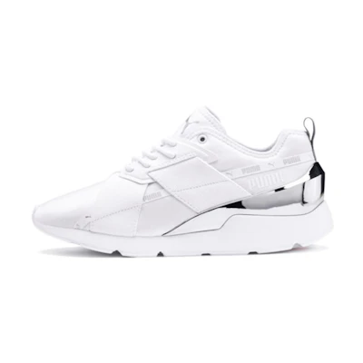 (W) Puma Muse X-2 Metallic 'White Silver'