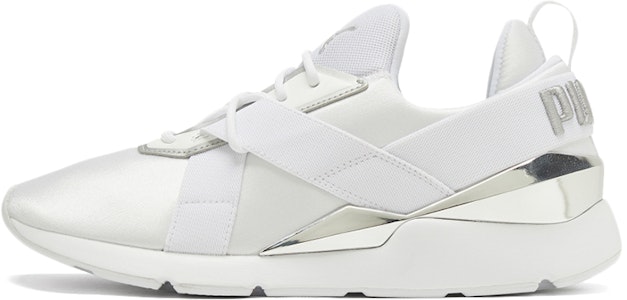 (女鞋)Puma Muse X3 '白色金屬銀' 375131-02 Buy (女鞋)Puma Muse X3 '白色金屬銀' 375131-02