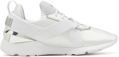 (W) Puma Muse X3 'Putih Perak Metalik' 375131-02 Order (W) Puma Muse X3 'Putih Perak Metalik' 375131-02