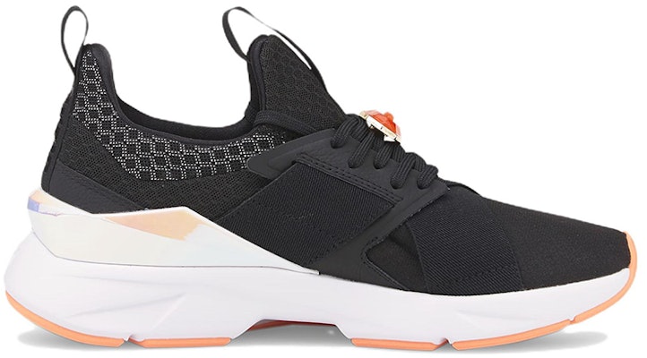 (W) Puma Muse X5 Crystal G 'Hitam Peach Pink' 384099-02 Order (W) Puma Muse X5 Crystal G 'Hitam Peach Pink' 384099-02