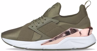 (Women) Puma Muse X5 Metal 'Dark Green Moss Rose Gold'  383954-03 (Women) Puma Muse X5 Metal 'Dark Green Moss Rose Gold'  383954-03